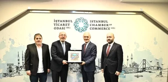 AK Parti Kütahya İl Başkanı Mustafa Önsay İstanbul Ticaret Odası Başkanı Şekip Avdagiç'i ziyaret etti