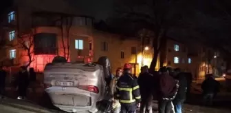 İnegöl'de direksiyon başında fenalaşan sürücü kaza yaptı
