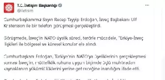 Cumhurbaşkanı Erdoğan, İsveç Başbakanı ile telefon görüşmesi yaptı
