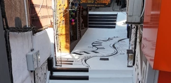 Giresun'da Sanat Sokağı'nda Piyano Merdiveni Oluşturuldu