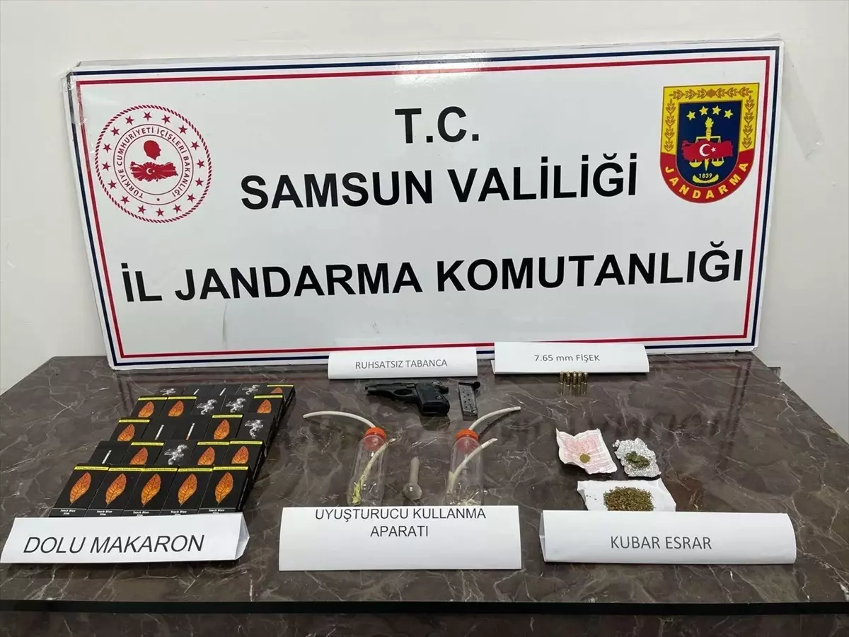 Samsun'da uyuşturucu operasyonunda 1 kişi gözaltına alındı