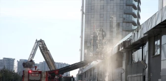 Diyarbakır'da bir restoranın bacasında yangın çıktı