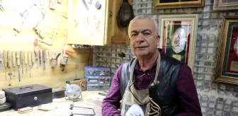Kayseri'de Sedef Kakma Sanatçısı Sedat Erdem'in İstiridye Kabuğundan Yaptığı Eserler Büyük İlgi Görüyor