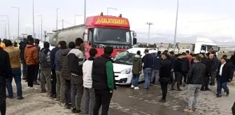 Şırnak'ta tanker ile hafif ticari araç çarpıştı, 1 kişi yaralandı