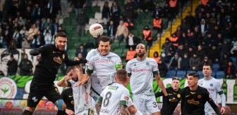 Çaykur Rizespor ile Konyaspor Berabere Kaldı