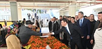 Cumhur İttifakı'nın Antalya Büyükşehir Belediye Başkan Adayı Hakan Tütüncü, Alanya'da esnaf ziyaretinde bulundu
