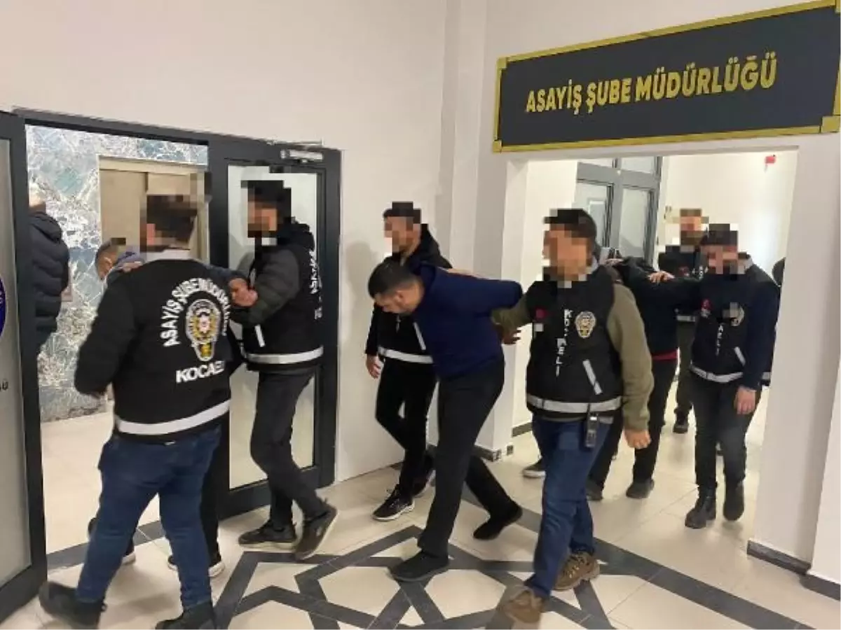 Kocaeli'de 4 Milyon TL Değerinde Hırsızlık Yapan Çete Suçüstü Yakalandı