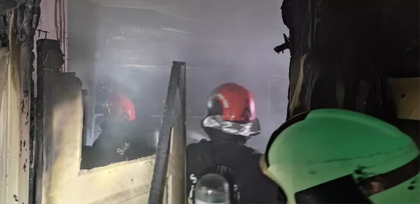 Şanlıurfa'da bir evde çıkan yangın söndürüldü