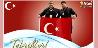 Uşak Valisi Turan Ergün, dereceye giren sporcuları tebrik etti