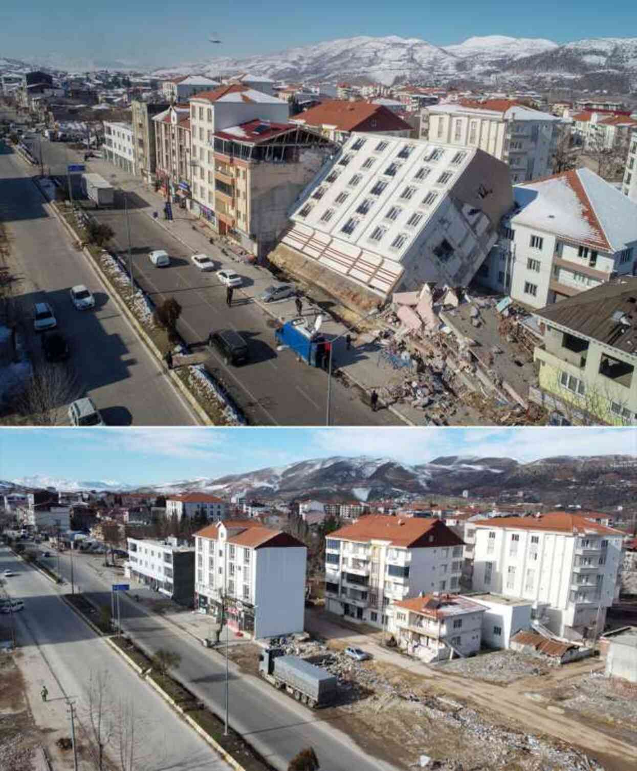 6 Şubat Depremi Fotoğrafları | 6 Şubat Depremi öncesi ve sonrası görselleri!