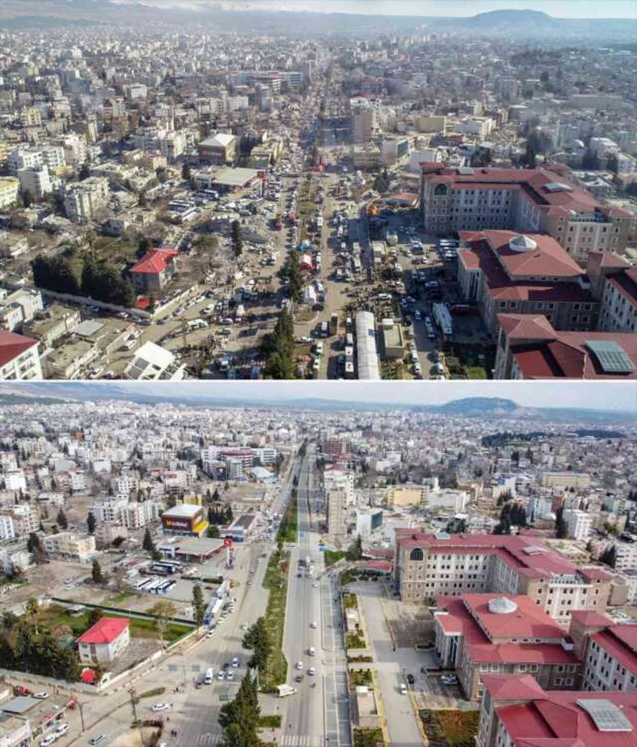 6 Şubat Depremi Fotoğrafları | 6 Şubat Depremi öncesi ve sonrası görselleri!