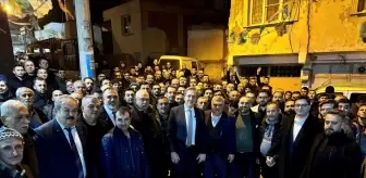 AK Parti Akhisar Belediye Başkan Adayı Ömer İşçi, Çamönü Mahallesinde Vatandaşlarla Buluştu