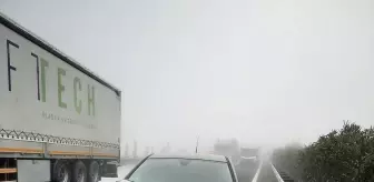 Gaziantep'te 3 tır ile 1 otomobilin karıştığı trafik kazasında 1 kişi yaralandı