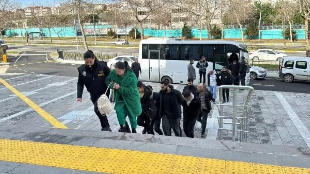 Tekirdağ'da düzenlenen operasyonda 9 kişi tutuklandı