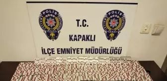 Tekirdağ'ın Kapaklı ilçesinde uyuşturucu ticareti yapan şüpheli gözaltına alındı