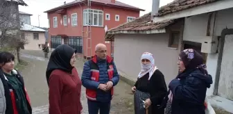 Tokat Aile ve Sosyal Hizmetler İl Müdürü Günebakan köyünde incelemelerde bulundu