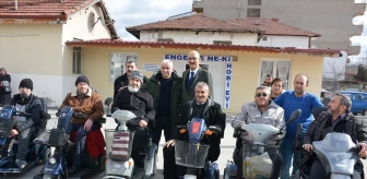 Almanya Yozgatlılar Federasyonu, Sorgun Engelliler Umut Derneği'ne araç ve sandalye bağışı yaptı