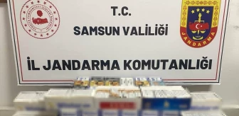 Samsun'da Kaçak Bandrollü Makaron Ele Geçirildi