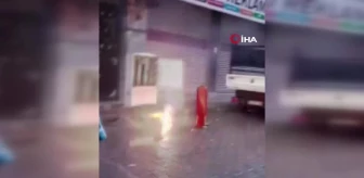 Şırnak'ta yer altında çekilen kaçak hat patlama sonucu ortaya çıktı