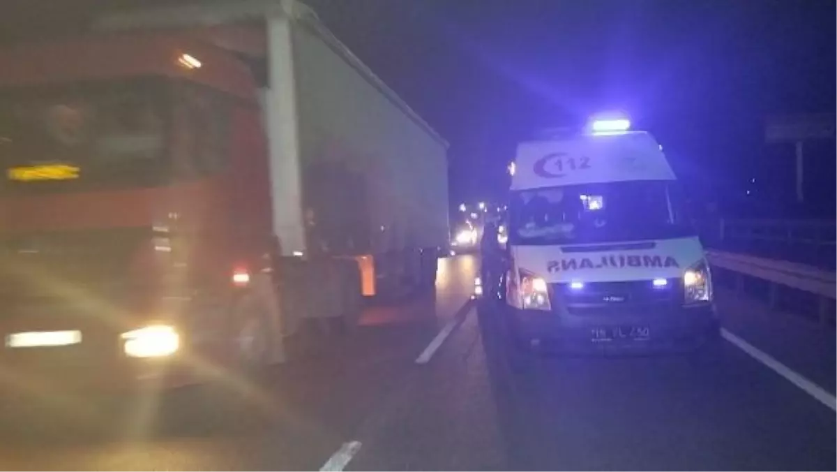 Orhangazi'de motosiklet kazası: 2 yaralı