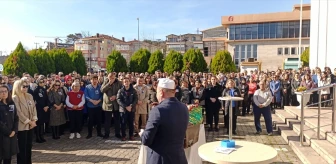 Zonguldak'ta tedavi gören savcılık katibi için tören düzenlendi