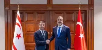 Dışişleri Bakanı Hakan Fidan, KKTC Dışişleri Bakanı ile görüştü