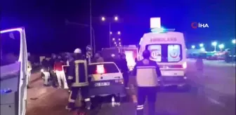 Konya'da otomobil ile hafif ticari araç çarpıştı: 5 yaralı