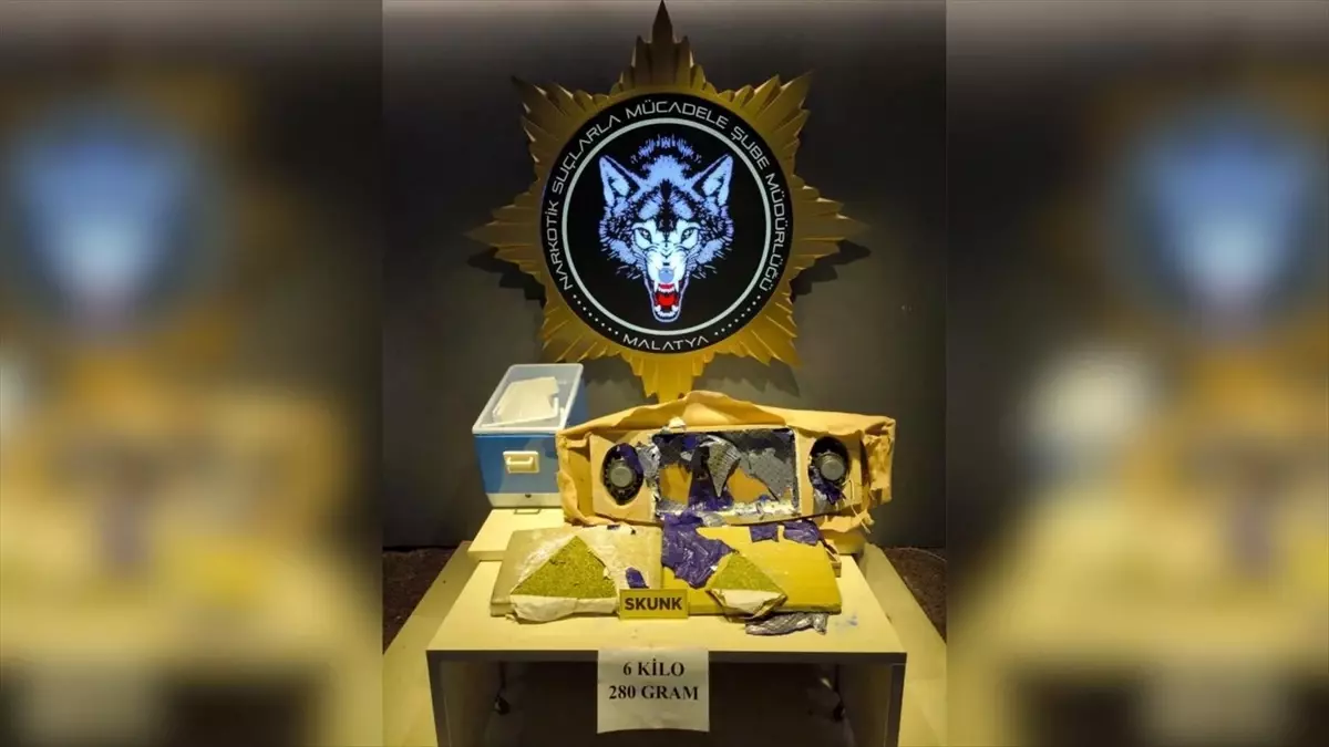 Malatya'da 6 Kilo Sentetik Uyuşturucu Ele Geçirildi