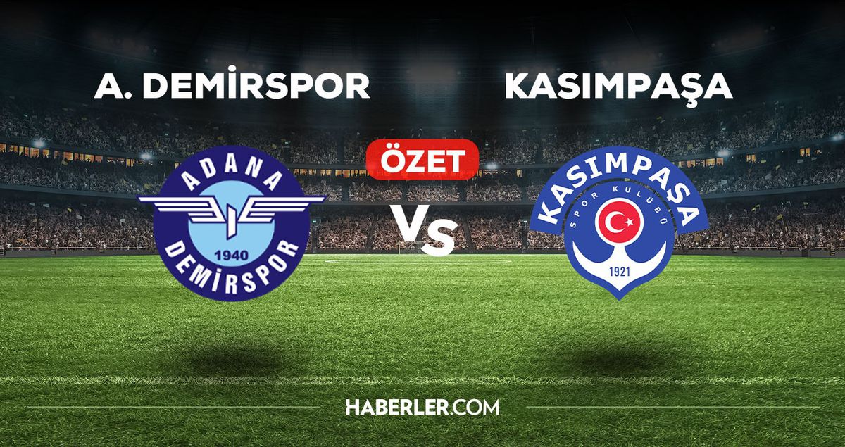 Adana Demirspor - Kasımpaşa maç özeti ve golleri izle! (VİDEO) Adana Demirspor - Kasımpaşa maçı özeti! Golleri kim attı, maç kaç kaç bitti?