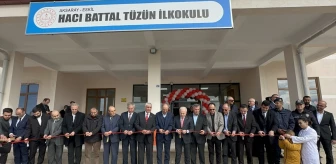 Aksaray Valisi Mehmet Ali Kumbuzoğlu, Eskil ilçesinde iki ilkokulun açılışına katıldı