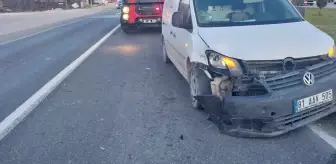 Düzce'de Motosiklet Kazası: Sürücü Hastaneye Kaldırıldı