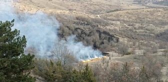 Karabük'ün Ovacık ilçesinde çıkan örtü yangını söndürüldü