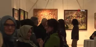 Ressam İlhami Atalay'ın eserlerinden oluşan sergi Dolmabahçe Sanat Galerisi'nde açıldı