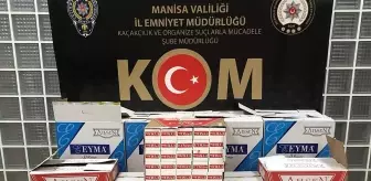 Manisa'da Kaçak Sigara Operasyonu: 155 Bin Bandrolsüz Makaron ve 30 Kilogram Tütün Ele Geçirildi