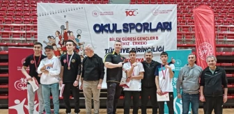 Çorum Mecitözü öğrencileri Bilek Güreşi Türkiye Finali'nde derece elde etti