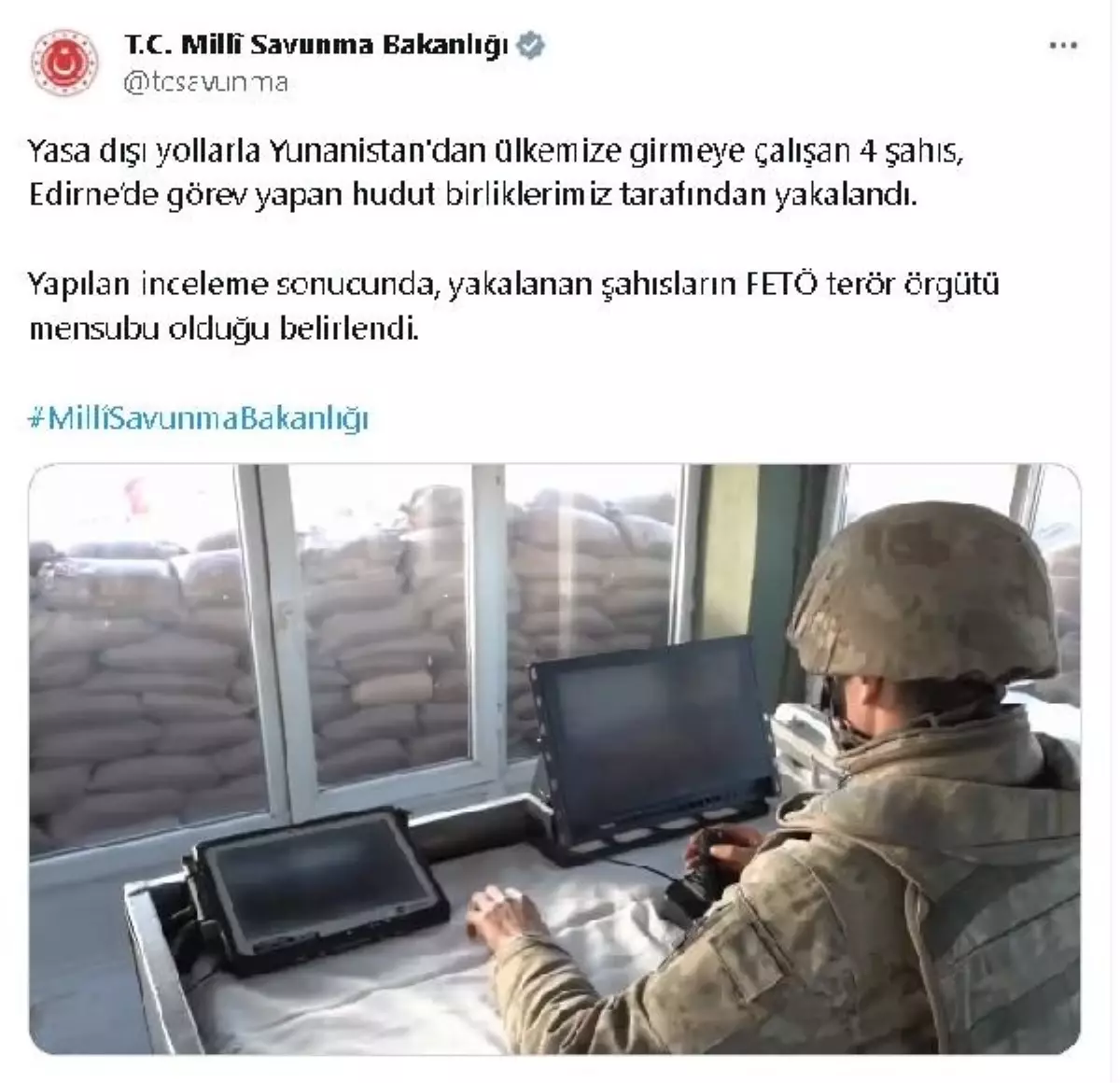 FETÖ Üyesi 4 Kişi Sınırda Yakalandı