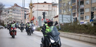 Bilecik Valisi Şefik Aygöl, Motosiklet Konvoyuna Katıldı