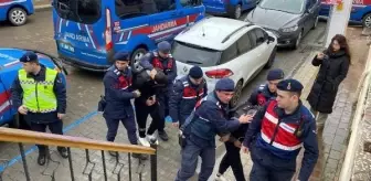 Çanakkale'de motosikletli cinayet şüphelileri adliyeye sevk edildi