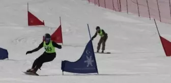 Erzincan'da Snowboard Türkiye 2'nci Etap Şampiyonası Başladı