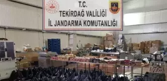 Çerkezköy'de Bandrolsüz Nargile Tütünü Fabrikasına Operasyon