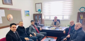 AK Parti Çaldıran Belediye Başkanı Adayı Ferman Yıldırım Kaymakamı Ziyaret Etti