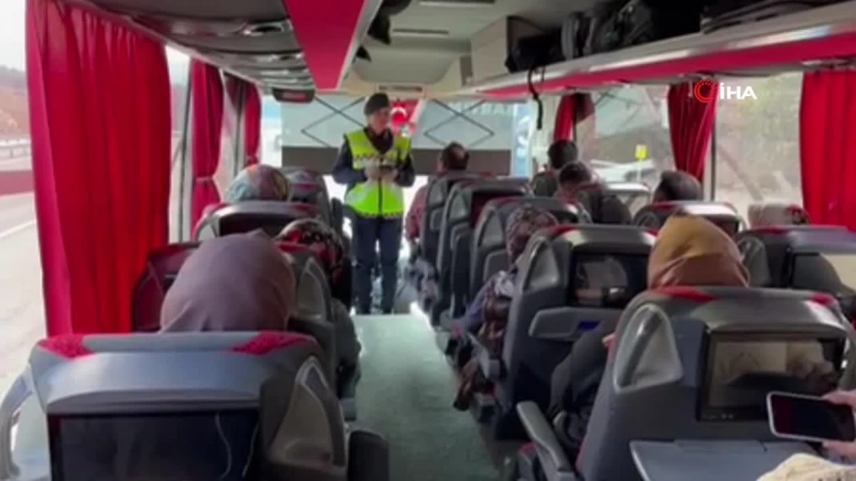 Ankara-Zonguldak Yolunda Yolcu Otobüslerine Sıkı Denetim
