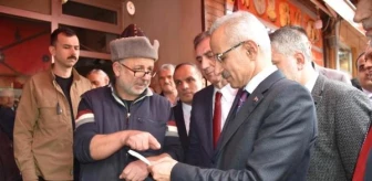 Ulaştırma Bakanı Uraloğlu Trabzon'da esnaf ziyaretinde bulundu