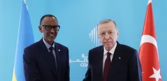 Cumhurbaşkanı Erdoğan, Ruanda Cumhurbaşkanı Kagame ile Görüştü