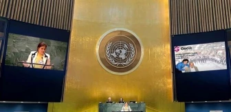 Hülya Gedik, Birleşmiş Milletler'de Kadın ve Kız Çocukları Zirvesi'nde Konuşma Yaptı