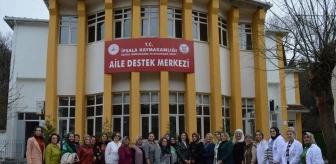 Edirne Valisi Yunus Sezer'in eşi Canan Sezer İpsala'daki kadın kooperatiflerini ziyaret etti