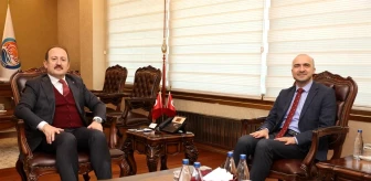 Mersin Valisi Ali Hamza Pehlivan, KOSGEB Başkanı ile Görüştü