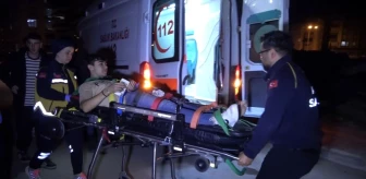Samsun'da Otomobil ile Motosiklet Çarpıştı: Motosiklet Sürücüsü Kaskı Sayesinde Ölümden Döndü