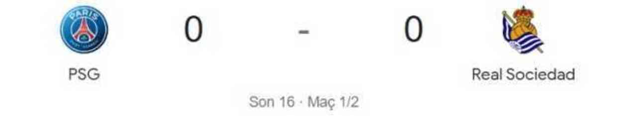 PSG - Real Sociedad maç özeti ve golleri izle! (VİDEO) PSG - Real Sociedad maçı özeti! Golleri kim attı, maç kaç kaç bitti?