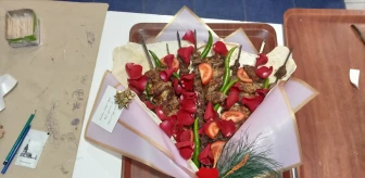 Samsun'da Sevgililer Günü'nde sürpriz: İzgara buketi
